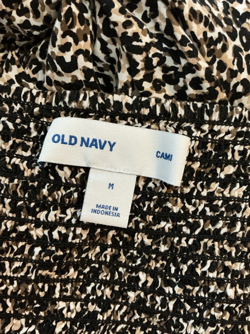 🌺Old Navy Leopard Print Midi Dress in Black and Cream - Picture 3 of 4